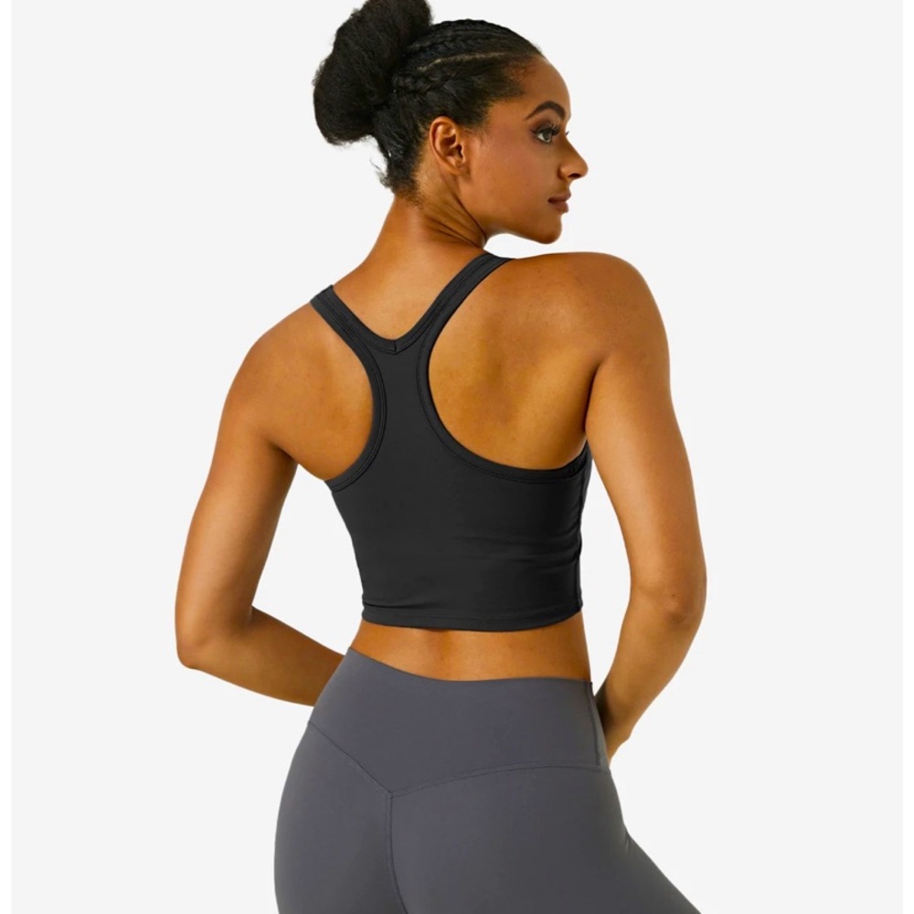 Black crop top